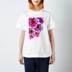 白石拓也のボールペン画「牡丹」 Regular Fit T-Shirt
