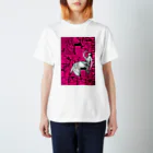 Cordelia　SUZURI分室のGERDA "Collage pink" Regular Fit T-Shirt