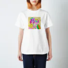 cerita-turのレトロキュートな2人 Regular Fit T-Shirt