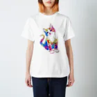 なまけものの猫 Regular Fit T-Shirt