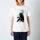 ねこのきまぐれのくつろぎブルー スタンダードTシャツ