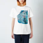 Wall Art ProjectのWAF Tシャツ　大小島真木 ver.1 Regular Fit T-Shirt