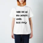 Kicks FamのTHERE ARE NO BAD SNEAKERS LOVERS スタンダードTシャツ