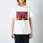 ukuleleleのsunset, my town Regular Fit T-Shirt