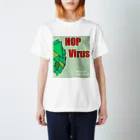 美作ビアワークス　Mimasaka Beer Works　MBWのMBW 『HOP Virus ホップウイルス』 Regular Fit T-Shirt