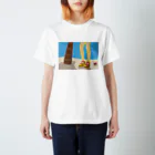 Drecome_Designの【涼し気】サンダル女子 Regular Fit T-Shirt