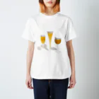 FAKE FOOD HATANAKAのグラスビール スタンダードTシャツ