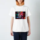 HAKO NO KIMAGUREの平日マスクグラフィック-ネオン- Regular Fit T-Shirt