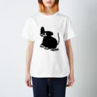 🍤のみくりやねこ(くろ) スタンダードTシャツ