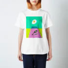 コウイカの遠い目のSUNNY SIDE UP Regular Fit T-Shirt