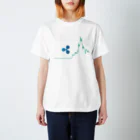 BBdesignのリップルチャート Regular Fit T-Shirt