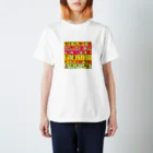 ぴょろりんちょ🐤のキテレツねこ　ボーダータイポ Regular Fit T-Shirt