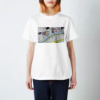 Toshiyuki Maeda　まちかど読書会のねこ電車 Regular Fit T-Shirt