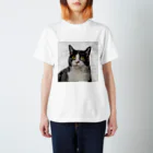 【CPPAS】Custom Pet Portrait Art Studioのとても愛らしいブリティッシュロングヘアの子猫 Regular Fit T-Shirt