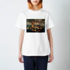 世界の絵画アートグッズの山本芳翠《浦島図》 スタンダードTシャツ