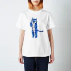 segasworksの水色のトラちゃん（アイスクリーム） Regular Fit T-Shirt