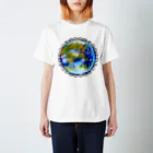 ❀花狐庵❀-HanaKoAn-の「花籠」Series * planetflower_blueplanet Regular Fit T-Shirt