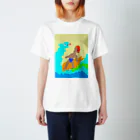 zassoのサーフガール スタンダードTシャツ