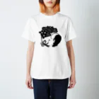 AsobuyerのSF家紋「鼠に華束」 スタンダードTシャツ