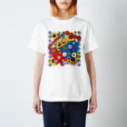 MINIMUMのカラフルネコ様 Regular Fit T-Shirt