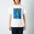 ☆あゆ ころ たろの☆ ハッピーライフの裏表 くるるちゃん スタンダードTシャツ