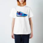 D-N-A Goods Shopのシューズ(blue) Regular Fit T-Shirt