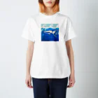 うずらうおファクトリーのクジラノホネ Regular Fit T-Shirt