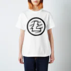 暗号資産と食べ物の仮想通貨　Litecoin　ライトコイン スタンダードTシャツ