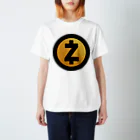 暗号資産と食べ物の仮想通貨　Zcash Regular Fit T-Shirt
