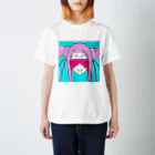 KIKITEKI_LABORATORYのGURASAN MUZI PINK Regular Fit T-Shirt