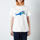 Animal pokkeのにっこりジンベイザメ Regular Fit T-Shirt