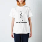 かぶてぃのジャンピングキャッチ ベースボーラー スタンダードTシャツ