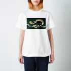 あしゅらんのUkiyoe Octopus Regular Fit T-Shirt