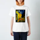 aQ-studioのゴッホの絵Tシャツ Regular Fit T-Shirt