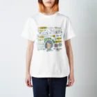 NAYO かよこ / 旅好きデザイナーのNAYOのイラスト図解のコツ スタンダードTシャツ