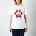 くぅTikTok猫部のTikTok猫部肉球デザインTシャツ スタンダードTシャツ