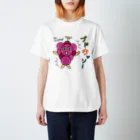 フォーヴァのブドウッソー－fruits and vegetables word chain－ベジフルしりとり－  Regular Fit T-Shirt