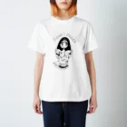 PETDOGSのLOVE&PEACEのマトリョーシカちゃん Regular Fit T-Shirt