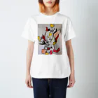 関ヶ原すー子の猫と鳥 Regular Fit T-Shirt