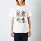 DecoLacertaのmosaic snake Regular Fit T-Shirt