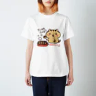 きゃらきゃらマキアートの関西弁にゃんこ Regular Fit T-Shirt