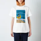さかたようこ / サメ画家のさめ子さん、海へ Regular Fit T-Shirt