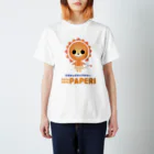 ぱぺりショップのぱぺりくん（ロゴ入り） スタンダードTシャツ