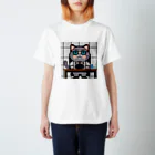 AI_ARTの働くオヤジ猫 スタンダードTシャツ