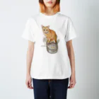 おちょぴのKeep cats warm Regular Fit T-Shirt