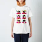 フォーヴァの全身編2－hina doll and dolls of the world－お雛はんと世界の人形たち－ スタンダードTシャツ