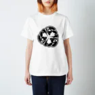 T-e's laboratory のネクローリクちゃん＠カモンモノクロ Regular Fit T-Shirt