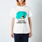 KIKITEKI_LABORATORYのPONITE GAL ミント×黄緑 スタンダードTシャツ