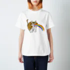 ニャンペイショップのマーライオン猫 スタンダードTシャツ