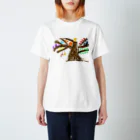 laboandtownのSo-24友情のクリスマスツリー Regular Fit T-Shirt